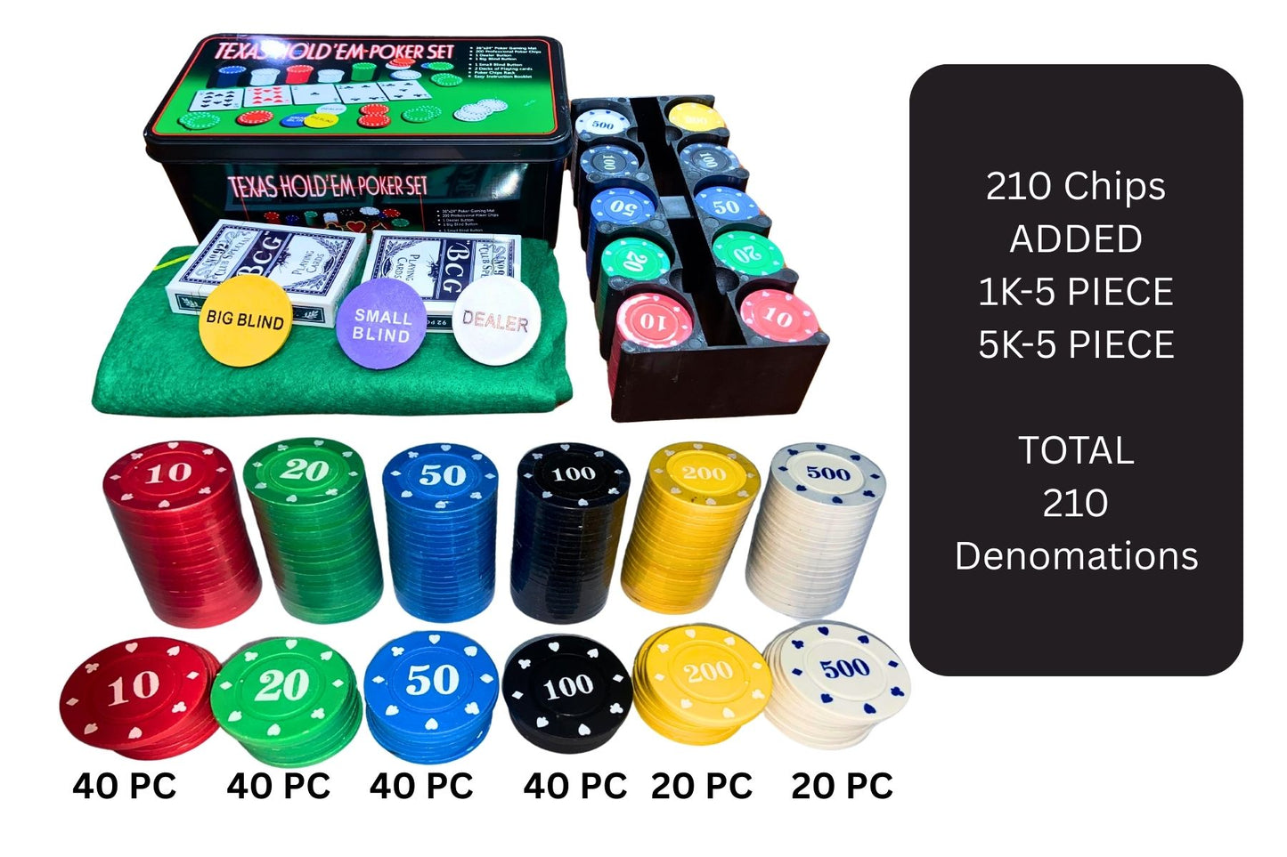 Professional poker chips and Teen Patti token makers.