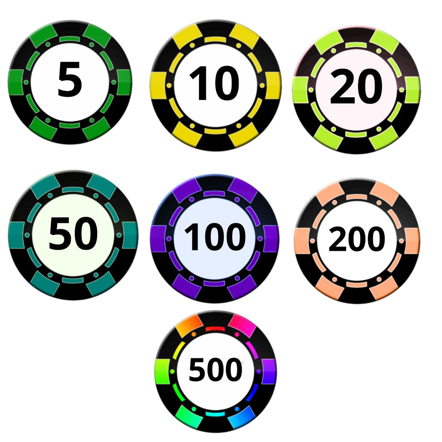 Professional poker chips and Teen Patti token makers.